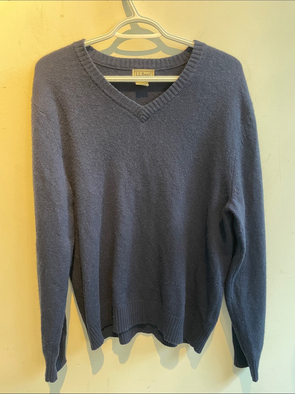 LL Bean cashmere sweater V Neck